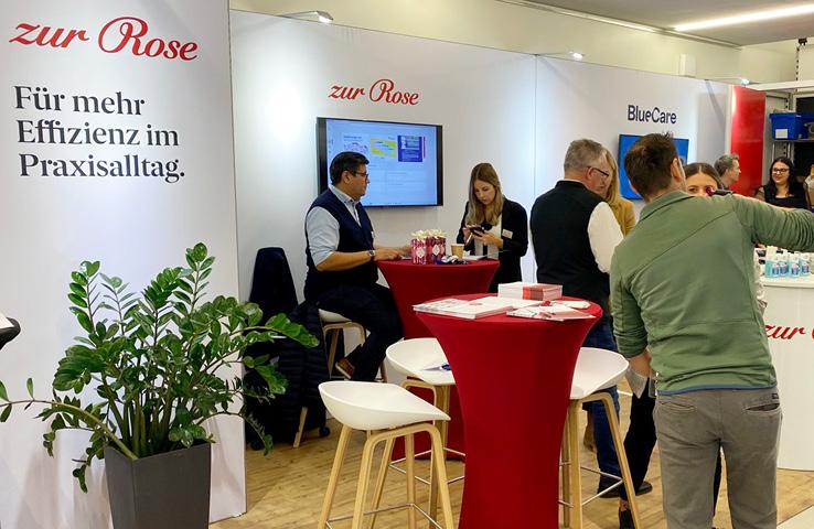 Zur Rose Messestand auf dem Davoser Kongress