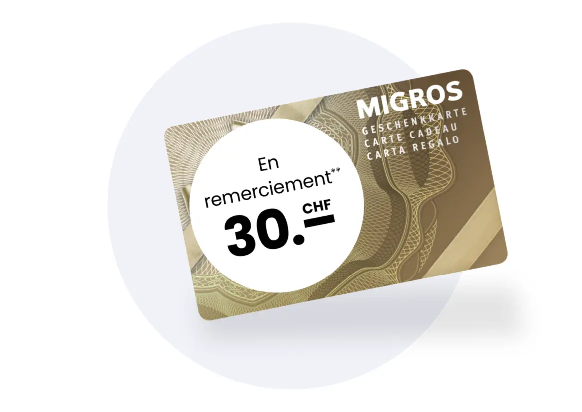 Carte cadeau Migros